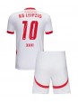 RB Leipzig Xavi Simons #10 Hjemmedraktsett Barn 2024-25 Korte ermer (+ bukser)